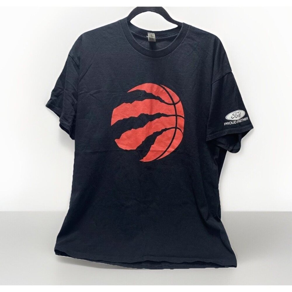 Toronto Raptors T-Shirt XL Mens Black Red NBA Basketball Logo Fan Apparel Tee